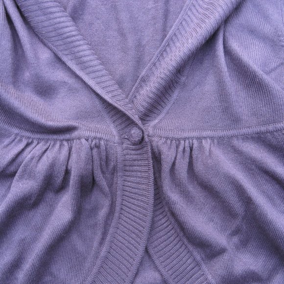 To The Max Top Cardigan Sweater Light Layer top Purple Tothemax - Picture 8 of 14